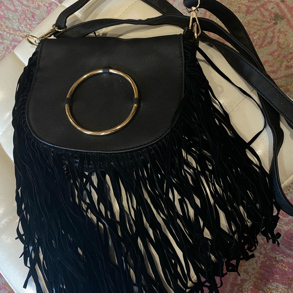 Vintage Fringe Crossbody